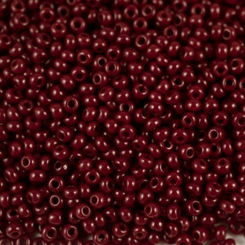 6/0 - SB01645 Bordeau opaque · Preciosa rocaille