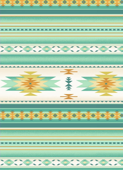 South western 201 - Mint 100% Cotton Designer