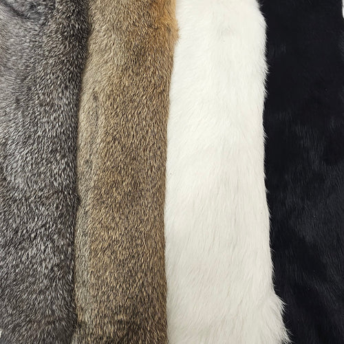 Rabbit fur · Assorted colors