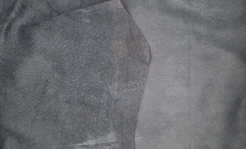 Smoky blue Pig skin Velvet Leather · 1 - 1½ oz - ( 0,4 - 0,5mm )