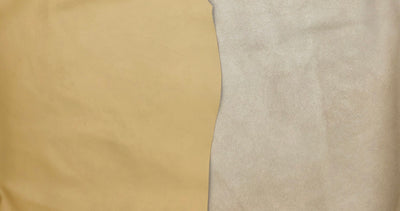 Cuir d'agneau tan · 1½ - 2 oz - ( 0,5 - 0,6 mm )