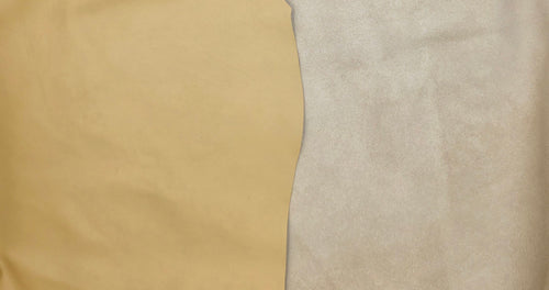 Cuir d'agneau tan · 1½ - 2 oz - ( 0,5 - 0,6 mm )