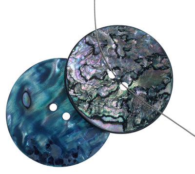 Sea Opal Shell Button