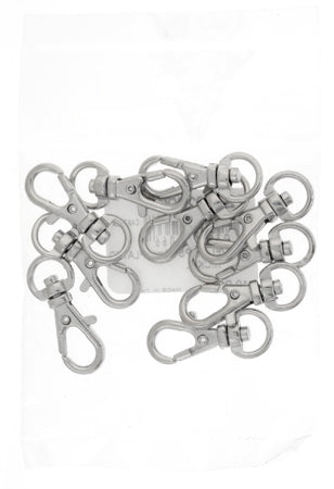 32mm - Swivel Clips Nickel Color LF/NF (10un)