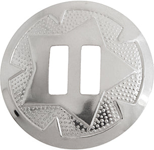 32mm - Conchos couleur nickel