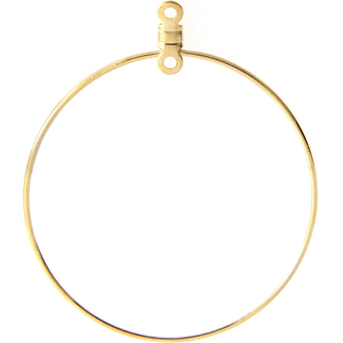 Boucles d'oreilles avec anneau doré - LF/NF (100 un)