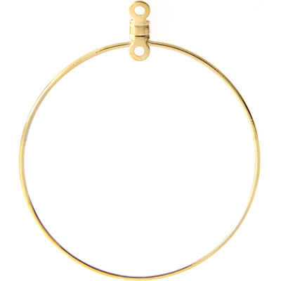 Boucles d'oreilles avec anneau doré - LF/NF (100 un)