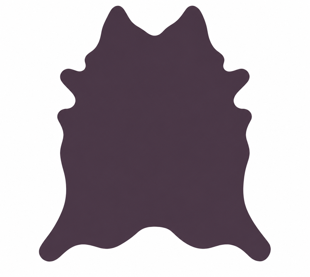 Suède de vache mauve foncé · 2½ - 3 oz - ( 0,9 - 1,0 mm )