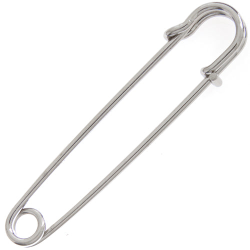 76 mm (3po ) - Safety pins / Nickel Color
