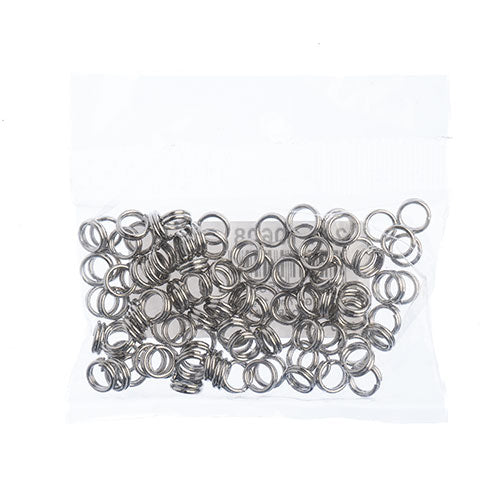7mm - Split Rings Nickel 18 ga (100 un)