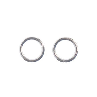 5mm - Anneaux simples en Acier Inoxydable / 100pcs