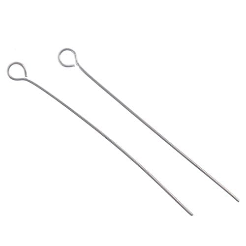 40mm - Tige avec œillet 22ga • Acier inoxydable - 100pcs