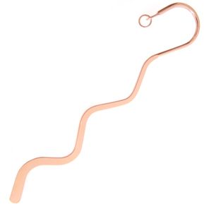 15.5cm - Signet zig zag avec anneau