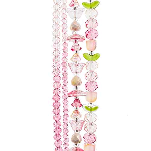 Crystal Lane - Rondelles et perles mix • 4 brins