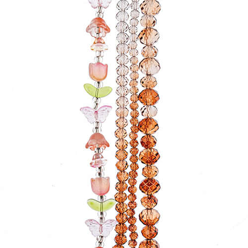 Crystal Lane - Rondelles et perles mix • 4 brins
