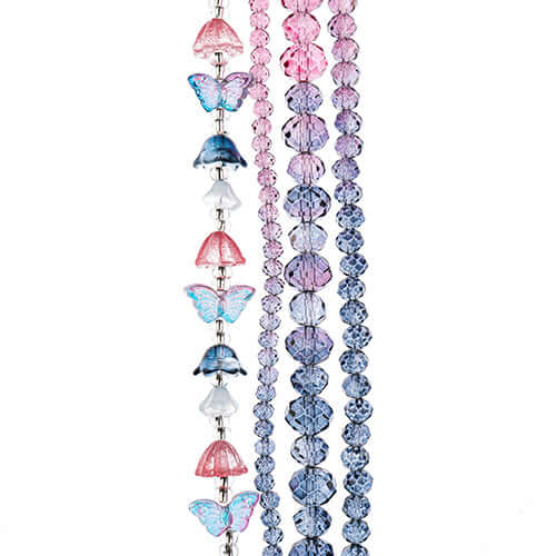 Crystal Lane - Rondelles et perles mix • 4 brins