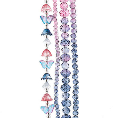 Crystal Lane - Rondelles et perles mix • 4 brins