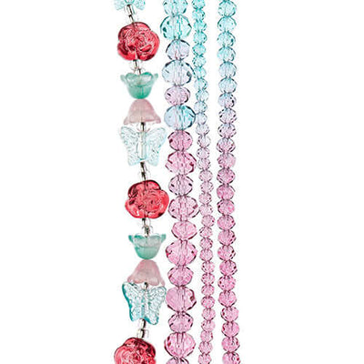 Crystal Lane - Rondelles et perles mix • 4 brins