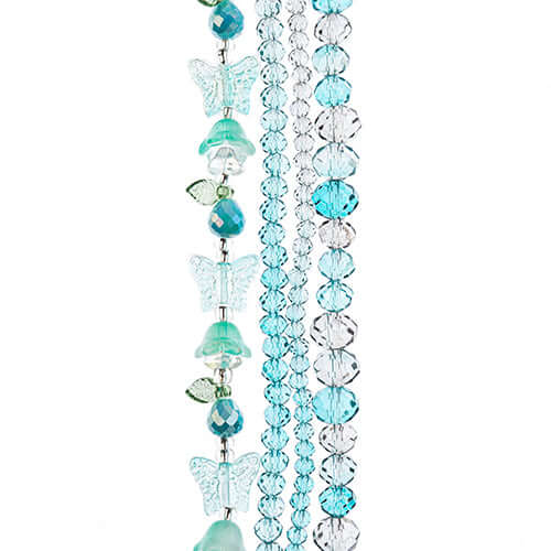 Crystal Lane - Rondelles et perles mix • 4 brins