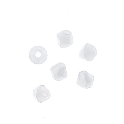 4x4 mm - Crystal Lane Bicone  · 2 Strand