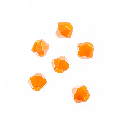 4x4 mm - Crystal Lane Bicone  · 2 Strand