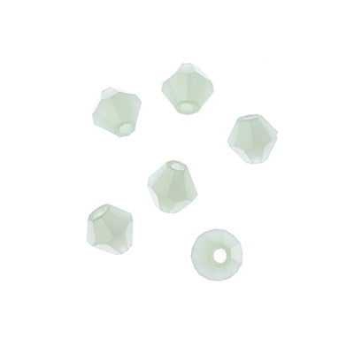 4x4 mm - Crystal Lane Bicone  · 2 Strand