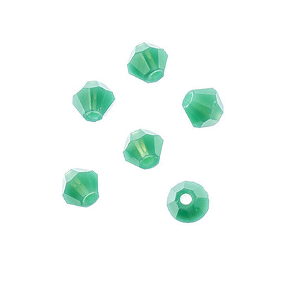 4x4 mm - Crystal Lane Bicone  · 2 Strand