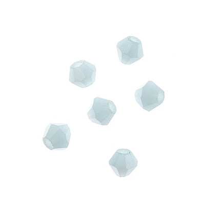 4x4 mm - Crystal Lane Bicone  · 2 Strand