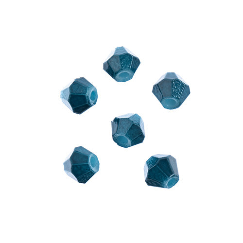 4x4 mm - Crystal Lane Bicone  · 2 Strand