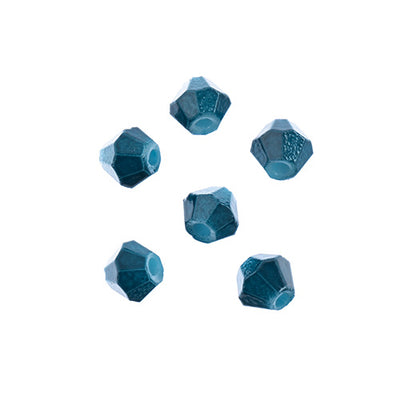 4x4 mm - Crystal Lane Bicone  · 2 Strand