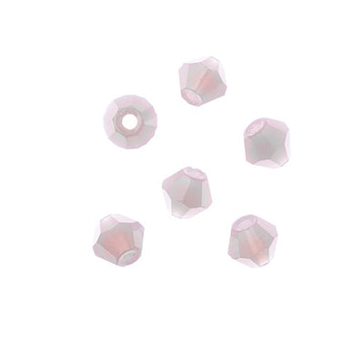 4x4 mm - Crystal Lane Bicone  · 2 Strand
