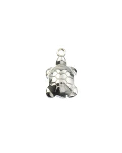 13x18mm - Small turtle pendant - hematite