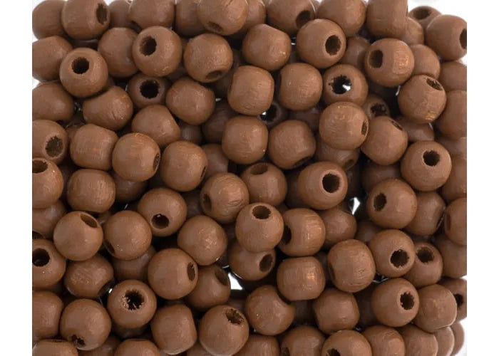 4 mm - Wooden Beads - Ø=2 mm