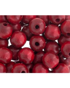 10 mm -  Perles de bois · Quantités et couleurs variées