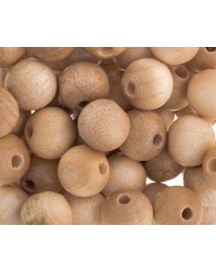 10 mm -  Perles de bois · Quantités et couleurs variées