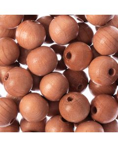 10 mm -  Perles de bois · Quantités et couleurs variées