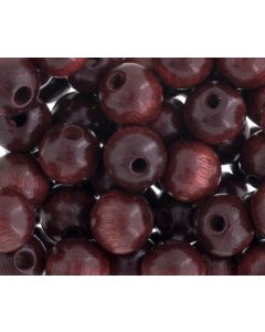 10 mm -  Perles de bois · Quantités et couleurs variées