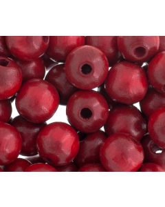 Wooden beads 12 mm ( hole 3 mm ) (~ 50un)