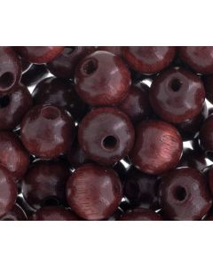 Wooden beads 12 mm ( hole 3 mm ) (~ 50un)