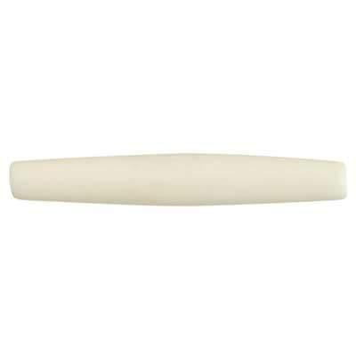 2 in - Hairbone pipe Beads White