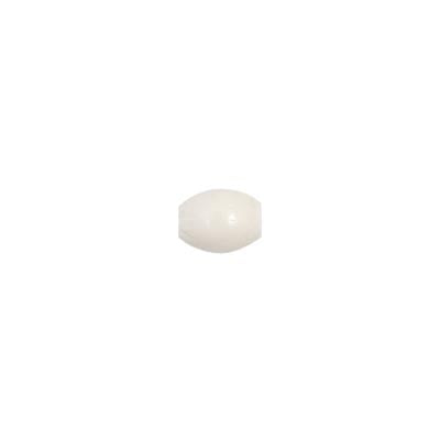 ¼ in - Hairbone pipe Beads White