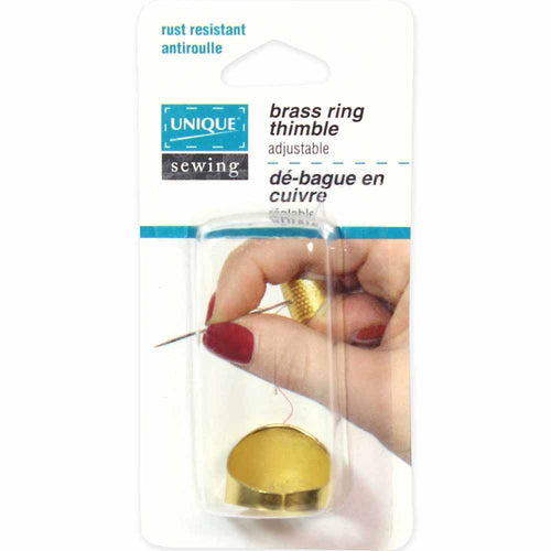 Adjustable Brass Ring Thimble Rust Resistant