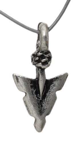 10x8mm - Small Arrowhead - Silver