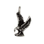 10x20mm - Pendant eagle landing - Antique silver