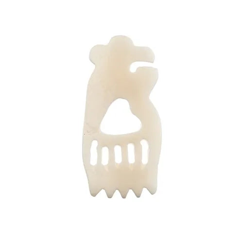 56x30mm - Bone Bear Pendant hand-made - 3pcs