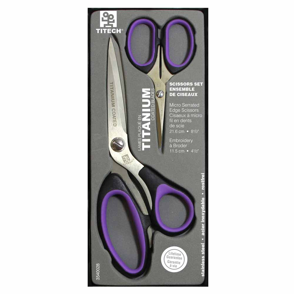 Scissors Set / Dressmakers' and Embroidery / Stainless Steel