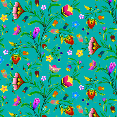 Turtle Island 37002 - Turquoise 100% Cotton Designer