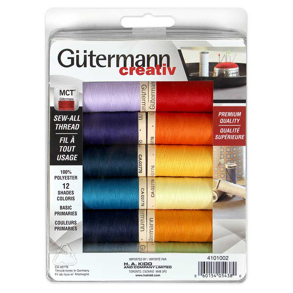 12pcs - GÜTERMANN Sew-All Thread Set