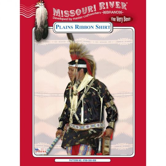 Plains Ribbon Shirt Pattern - Missouri River