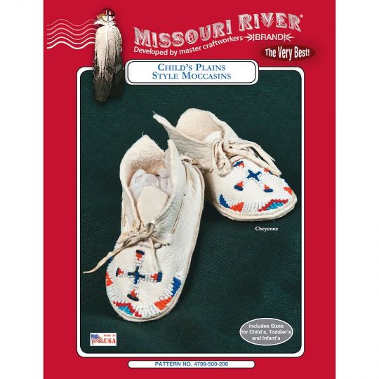 Plains Style Mocassins - Missouri River